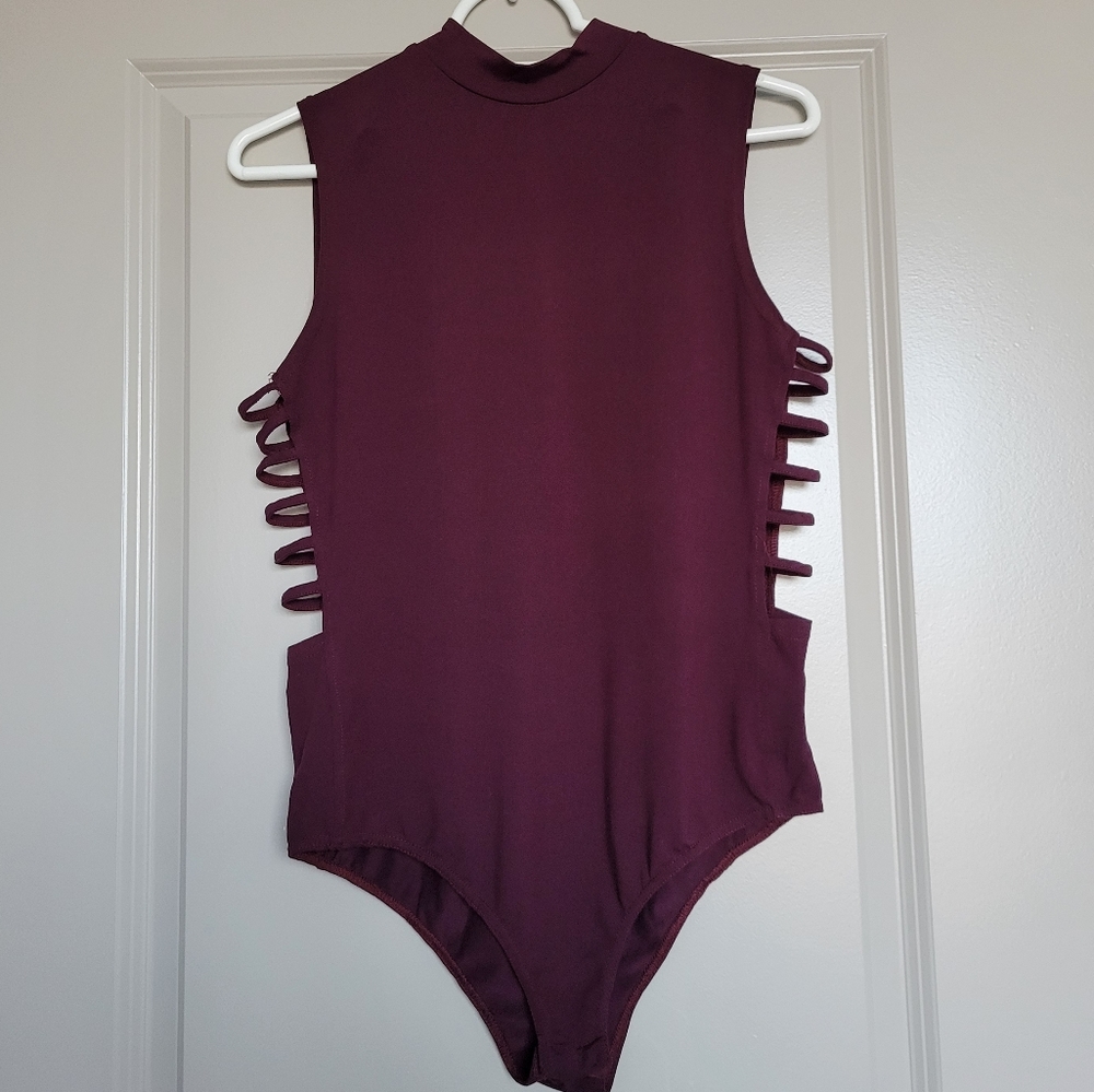 (2/$16) Maroon Bodysuit